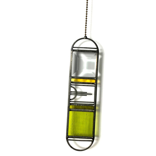 Small Chartreuse/Honey Sunburst Suncatcher