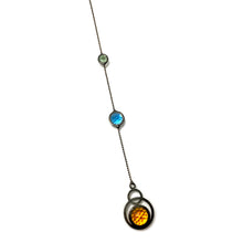 Load image into Gallery viewer, AMBER/TURQUOISE/SEA FOAM ECLIPSE SUNCATCHER
