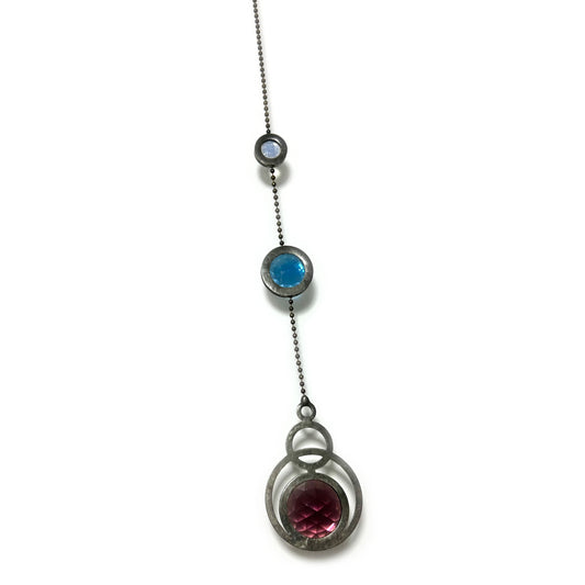 Amethyst/Turquoise/Sky Blue Eclipse Suncatcher