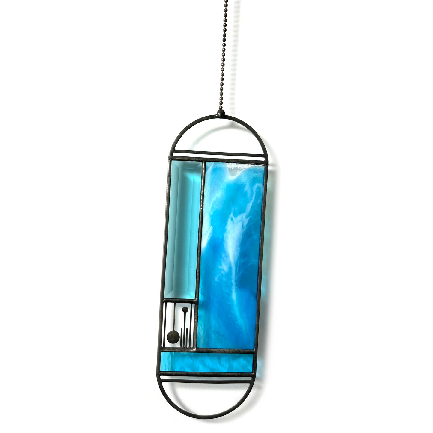 Large Turquoise Meridian Suncatcher
