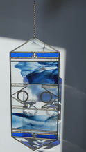 Load and play video in Gallery viewer, BLUE AVENTURINE FALCON SUNCATCHER

