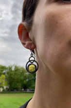Load and play video in Gallery viewer, LIGHT AMBER ECLIPSE EARRINGS
