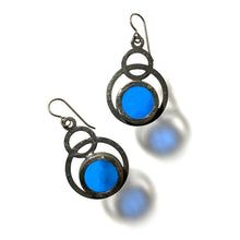 Load image into Gallery viewer, SAPPHIRE ECLIPSE EARRINGS
