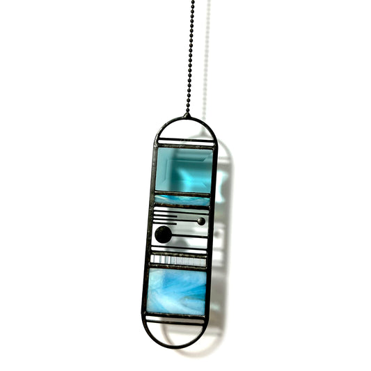 Small Turquoise Meridian Suncatcher