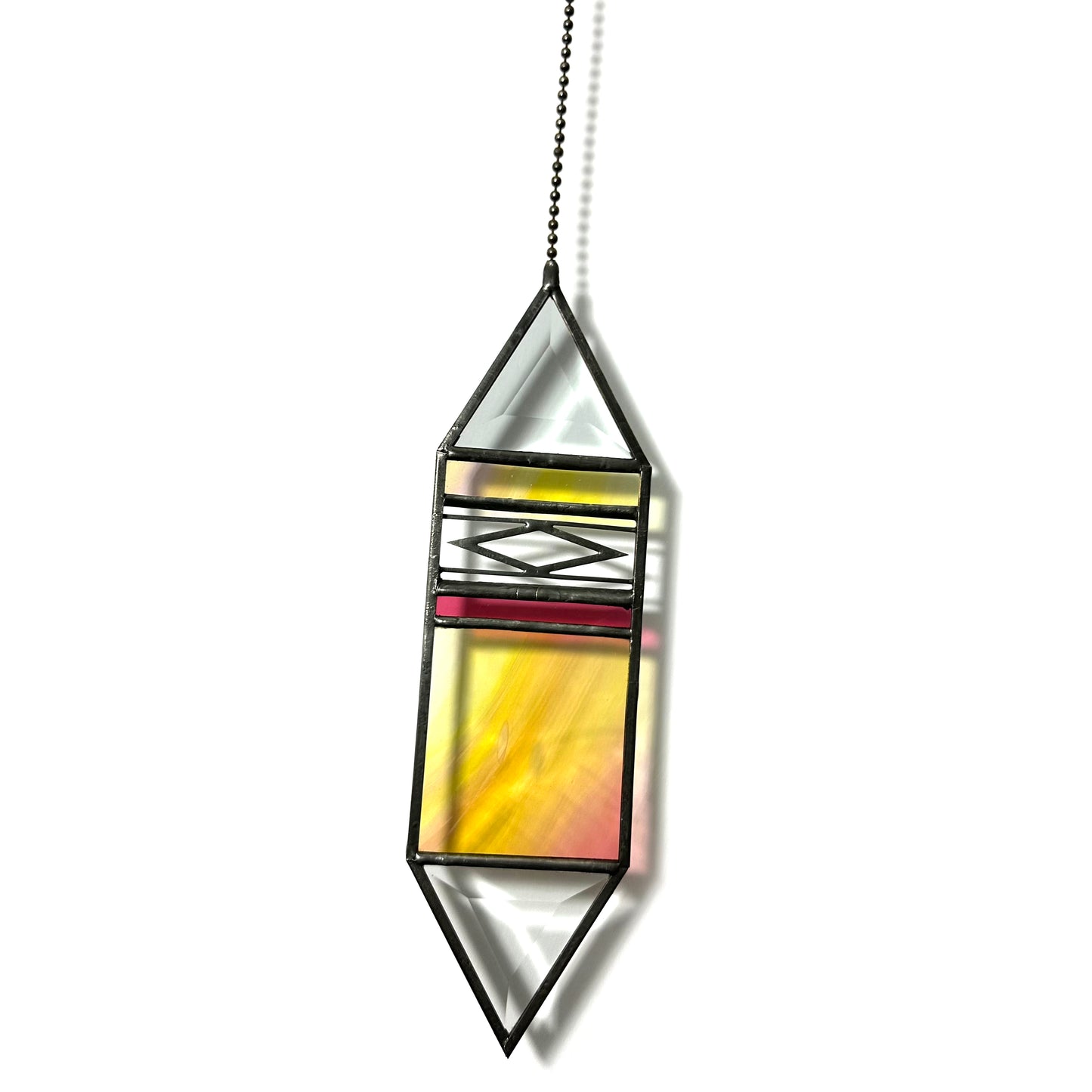 Large Sunset Trigon Suncatcher #44
