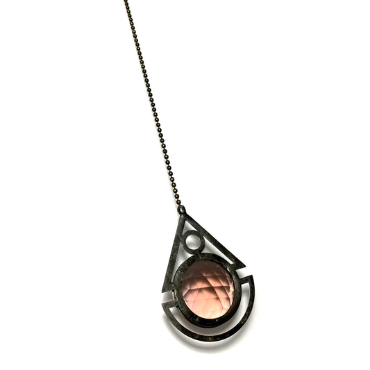 Mini Peach Seafarer Suncatcher
