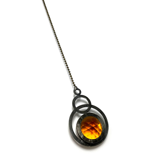 Mini Amber Eclipse Suncatcher