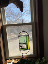 Load image into Gallery viewer, MINT/CHARTREUSE MERIDIAN SUNCATCHER
