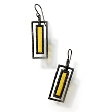 Load image into Gallery viewer, LIGHT AMBER ATRIUM EARRINGS

