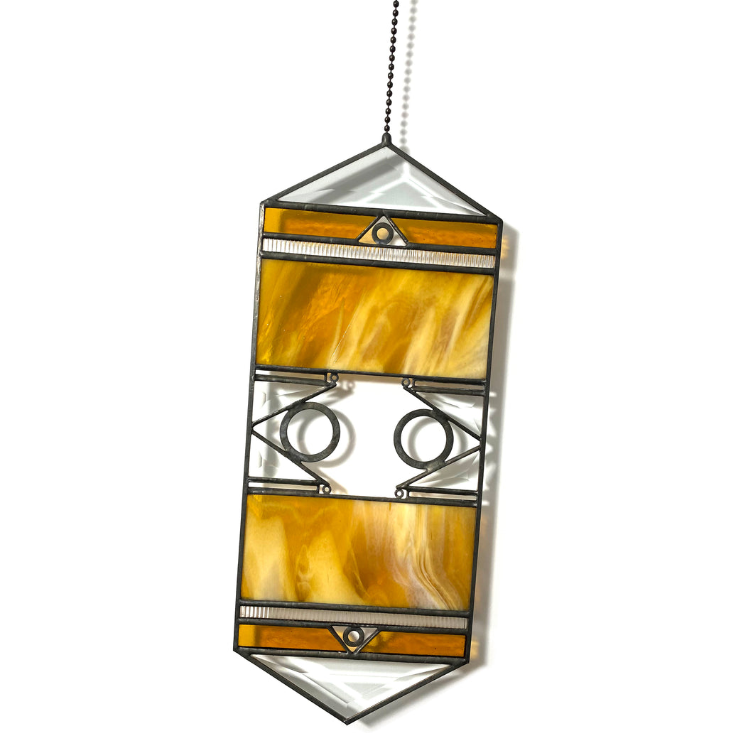 AMBER FALCON SUNCATCHER