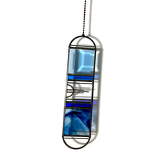 Load image into Gallery viewer, AZURE/BLUE AVENTURINE SUNBURST SUNCATCHER
