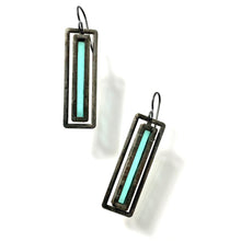 Charger l&#39;image dans la galerie, BOUCLES D&#39;OREILLES LONGUES AQUA ATRIUM
