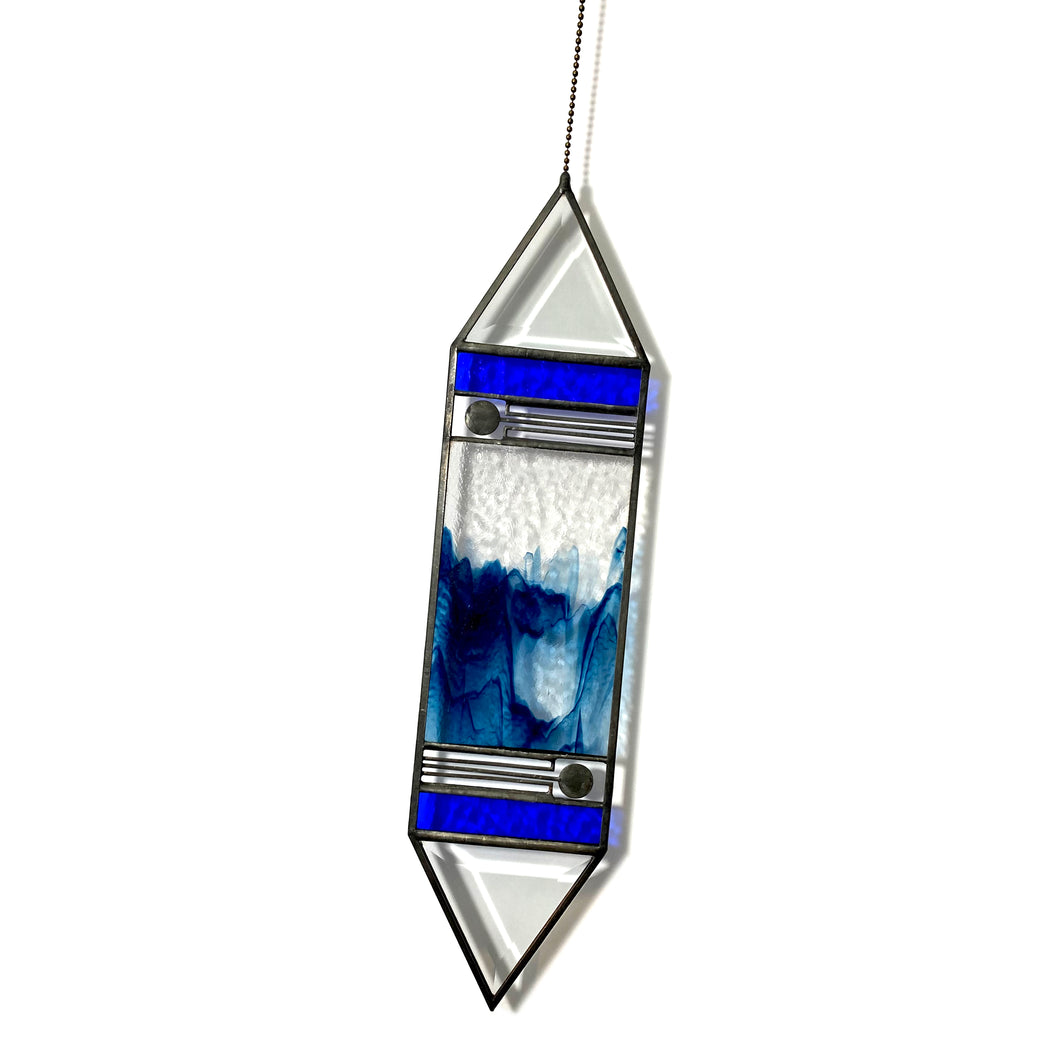 AVENTURINE/COBALT EUCLID SUNCATCHER