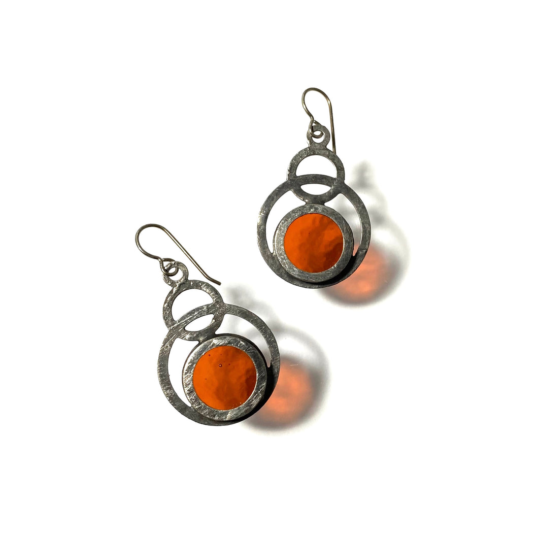 CORAL ECLIPSE EARRINGS