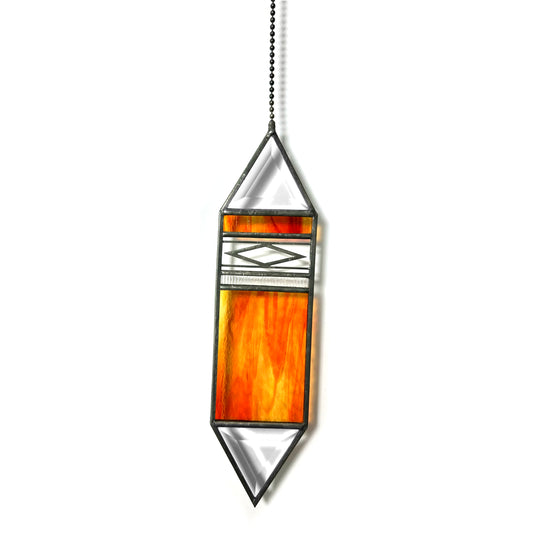 Flame Trigon Suncatcher