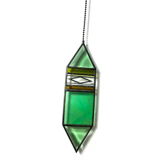 Large Sunset Trigon Suncatcher #30