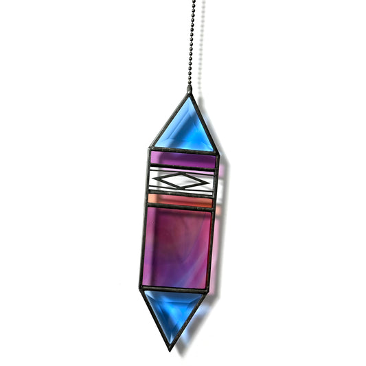 Large Sunset Trigon Suncatcher #35