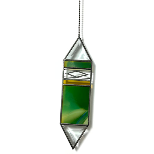 Large Sunset Trigon Suncatcher #29