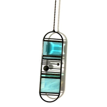 Load image into Gallery viewer, SMALL TURQUOISE/AQUA MERIDIAN SUNCATCHER
