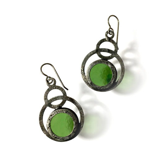 BOUCLES D'OREILLES ÉCLIPSE OLIVE