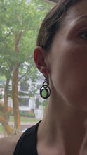 Load and play video in Gallery viewer, OLIVE ECLIPSE EARRINGS
