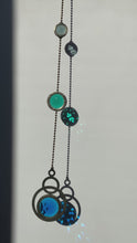 Load and play video in Gallery viewer, SAPPHIRE/TEAL/CHARCOAL ECLIPSE SUNCATCHER
