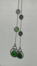 Load and play video in Gallery viewer, EMERALD/SEA FOAM/CHARCOAL ECLIPSE SUNCATCHER
