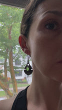 Load and play video in Gallery viewer, OLIVE PENDULUM EARRINGS
