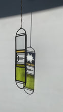 Load and play video in Gallery viewer, SMALL CHARTREUSE/HONEY SUNBURST SUNCATCHER
