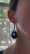 Load and play video in Gallery viewer, SAPPHIRE PENDULUM EARRINGS
