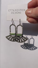 Load and play video in Gallery viewer, OLIVE ASTER EARRINGS
