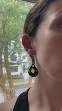 Load and play video in Gallery viewer, LIGHT AMBER PENDULUM EARRINGS

