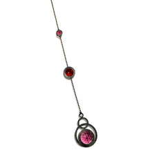 Load image into Gallery viewer, AMETHYST/DARK AMBER/FUCHSIA ECLIPSE SUNCATCHER
