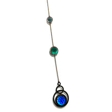 Load image into Gallery viewer, SAPPHIRE/TEAL/CHARCOAL ECLIPSE SUNCATCHER
