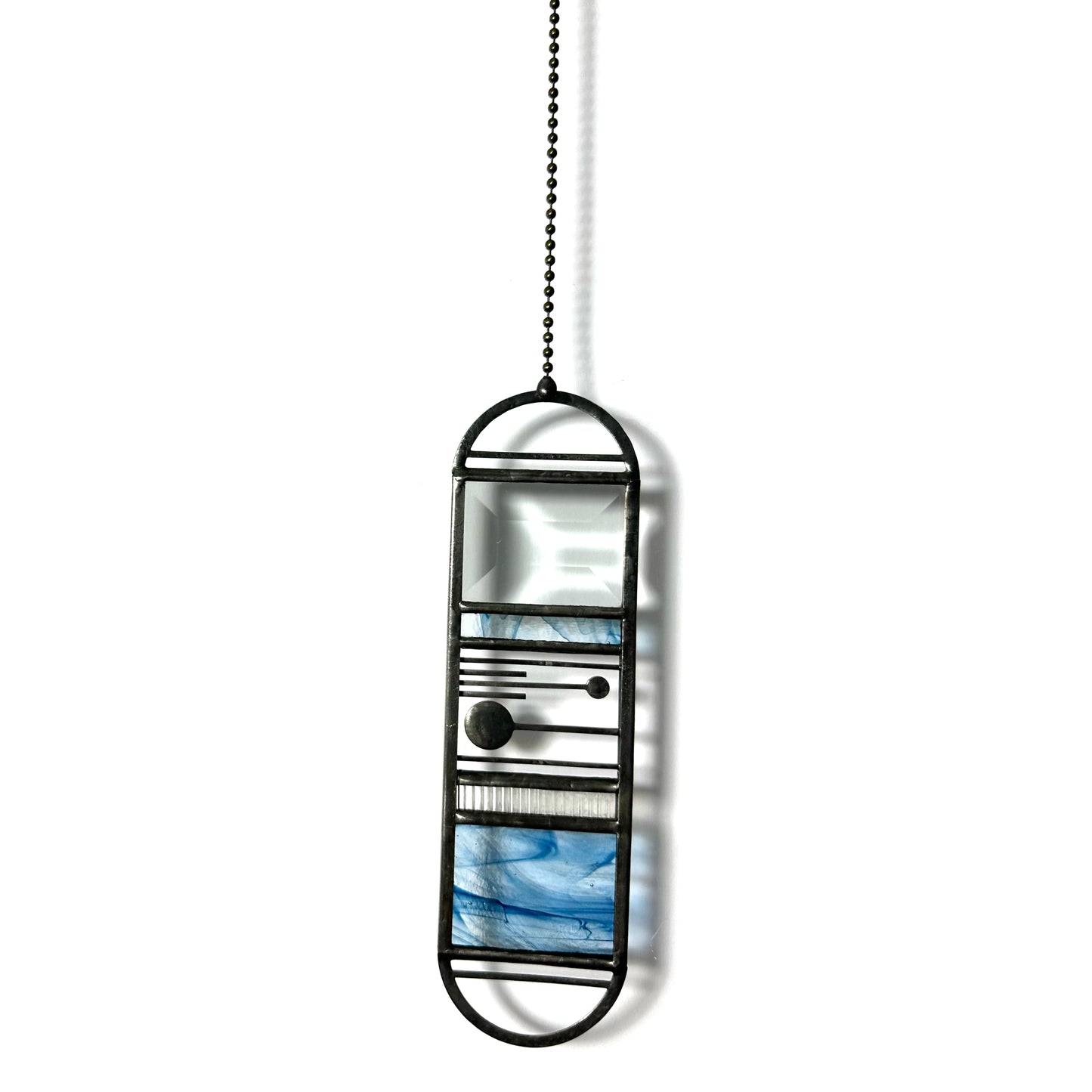 Small Blue Aventurine Meridian Suncatcher