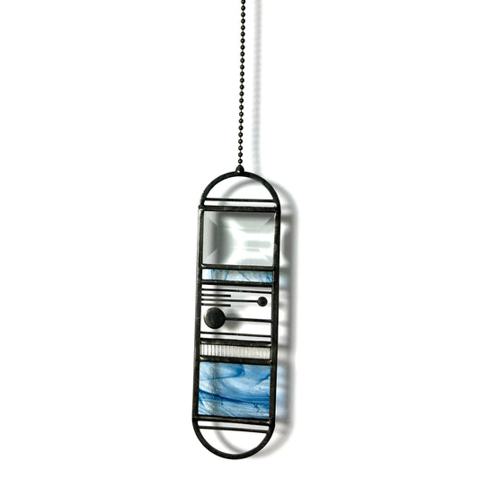 Small Blue Aventurine Meridian Suncatcher