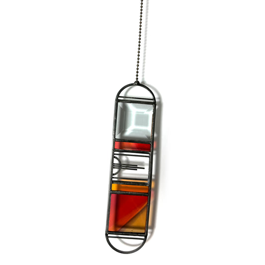 Small Sunset Sunburst Suncatcher #37