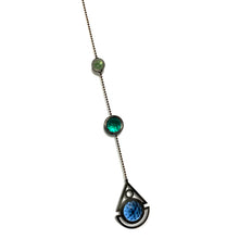 Load image into Gallery viewer, STEEL BLUE/TEAL/SEA FOAM SEAFARER SUNCATCHER
