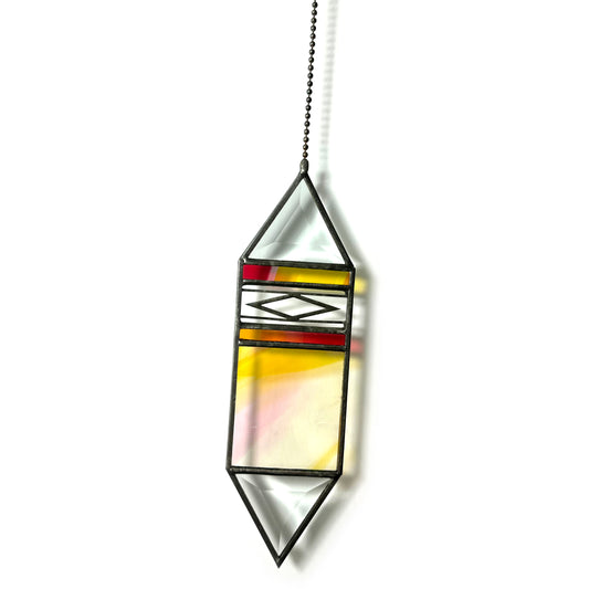 Large Sunset Trigon Suncatcher #42