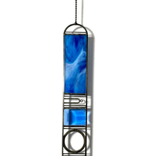 Load image into Gallery viewer, LARGE AZURE/MIDNIGHT BLUE REFLECTION SUNCATCHER
