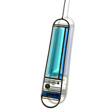 Load image into Gallery viewer, SMALL TURQUOISE/PERIWINKLE MERDIAN SUNCATCHER
