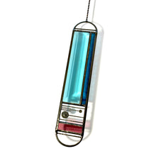 Load image into Gallery viewer, SMALL TURQUOISE/PLUM MERIDIAN SUNCATCHER

